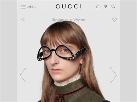 upside down Gucci sunglasses